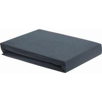 Spannbetttuch Elasthan ca. 150x200cm - Anthrazit, Textil (150/200cm) - Premium Living