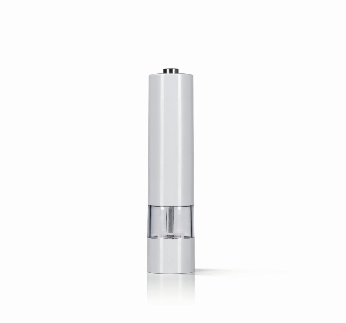 MŁYNEK ELEKTRYCZNY SÓL/PIEPRZ 07880 - czarny/biały, Basics, tworzywo sztuczne/ceramika (5,2/22,5cm) - GOURMETMAXX