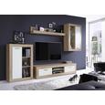Regal Za Dnevni Boravak Lund - bijela/hrast Sonoma, Modern, drvni materijal (298/196/34cm) - Mömax modern living Regal Za Dnevni Boravak Lund - bijela/hrast Sonoma, Modern, drvni materijal (298/196/34cm) - Mömax modern living