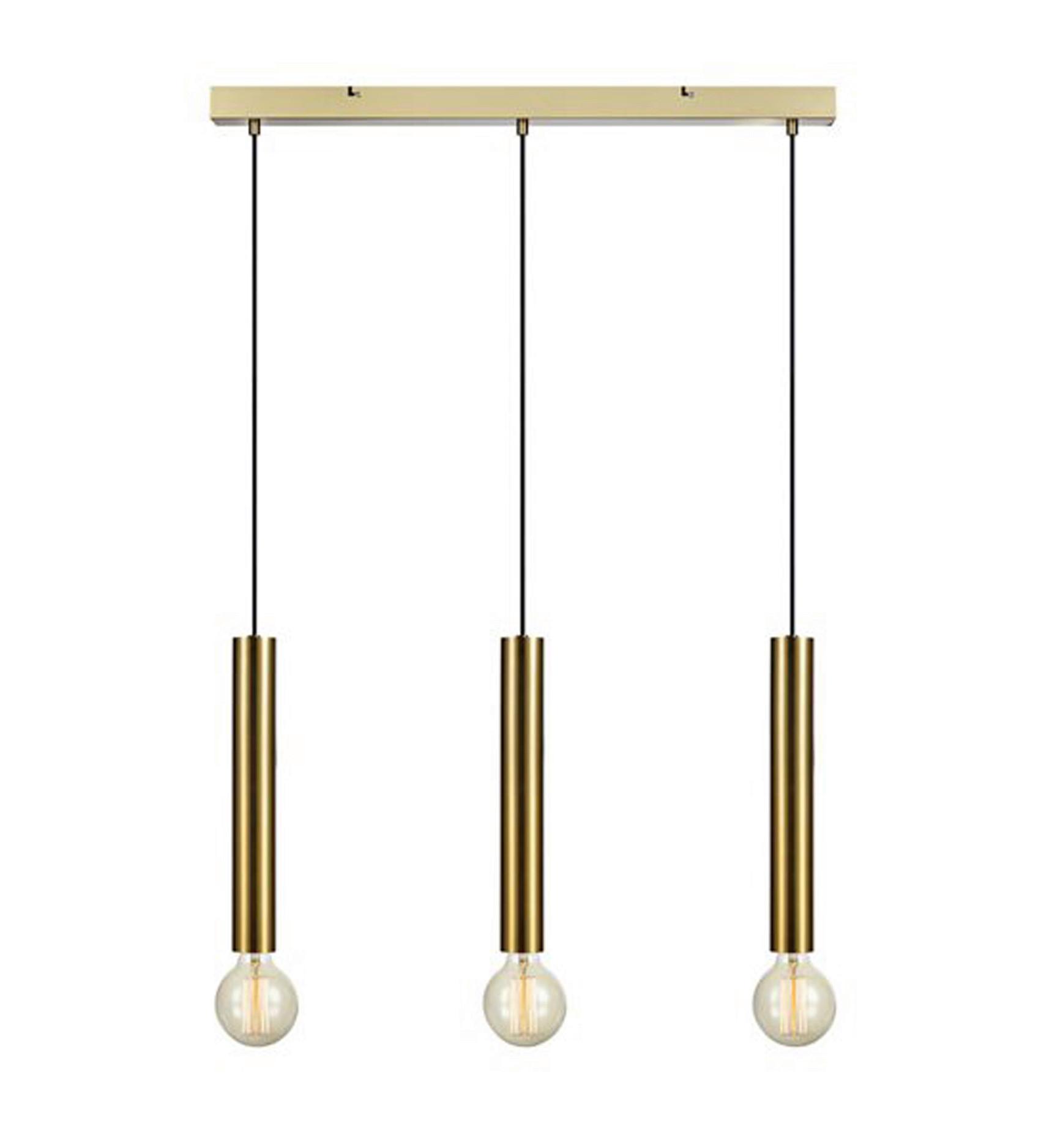 Hängeleuchte Sencillo max. 40 Watt - Goldfarben, Design (76/18/7cm) - Markslöjd
