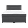 BOXBETT ROSA - gris foncé/anthracite, MODERN, matériau en bois/textile (140/200cm) - Bessagi Home