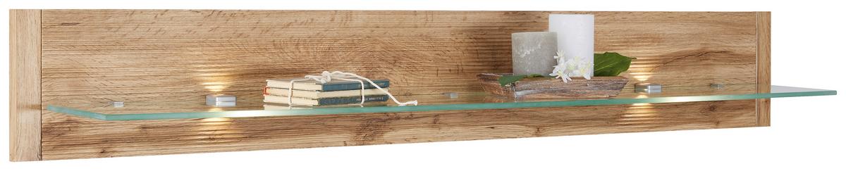 Wandboard Eichefarben - Eichefarben, Modern, Holzwerkstoff (139/20/19cm) - Mömax