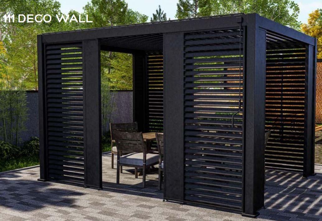 Stranski Del Za Pergolo Deco, Antracit, 31x235cm - antracit, Moderno, kovina (31/235/6cm) - Gardenson