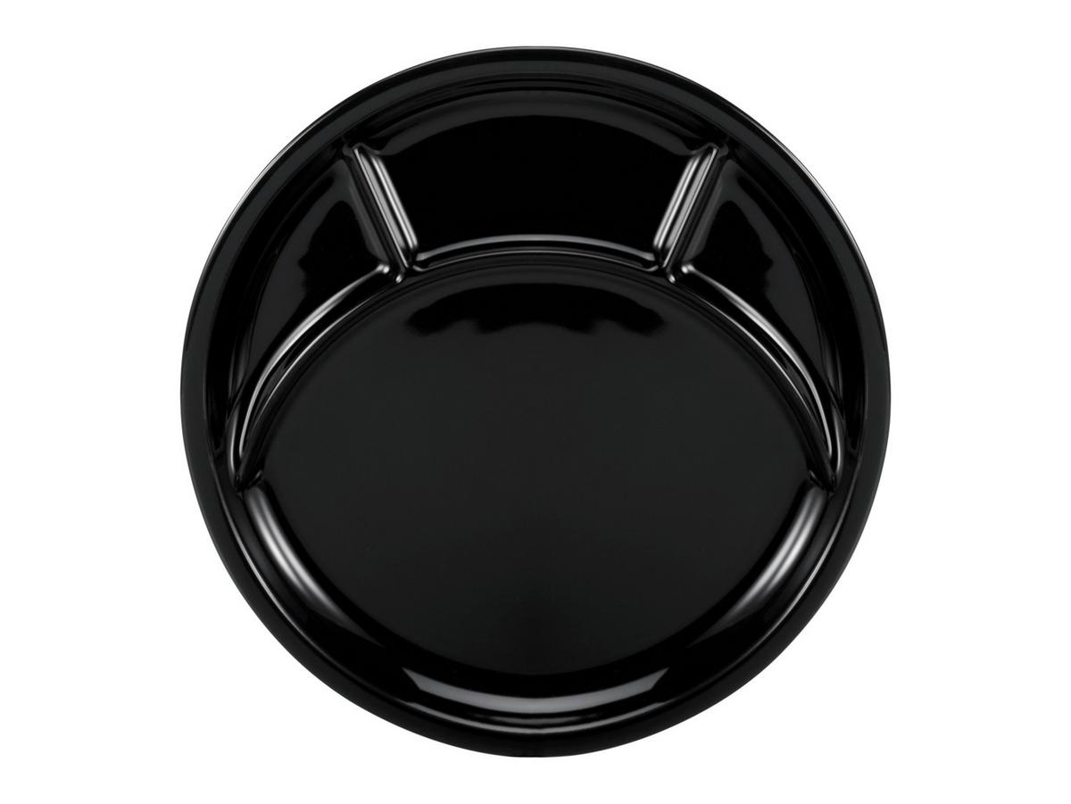 Krožnik Za Fondi Universal Black, 4-Delni - črna, keramika (27cm) - Creatable