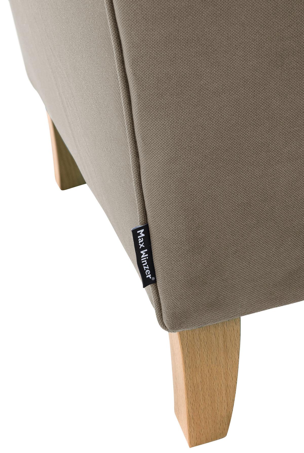 Ohrensessel ''Lorris'', Hellbraun - Hellbraun/Eichefarben, KONVENTIONELL, Holz/Textil (77/103/86cm) - Max Winzer