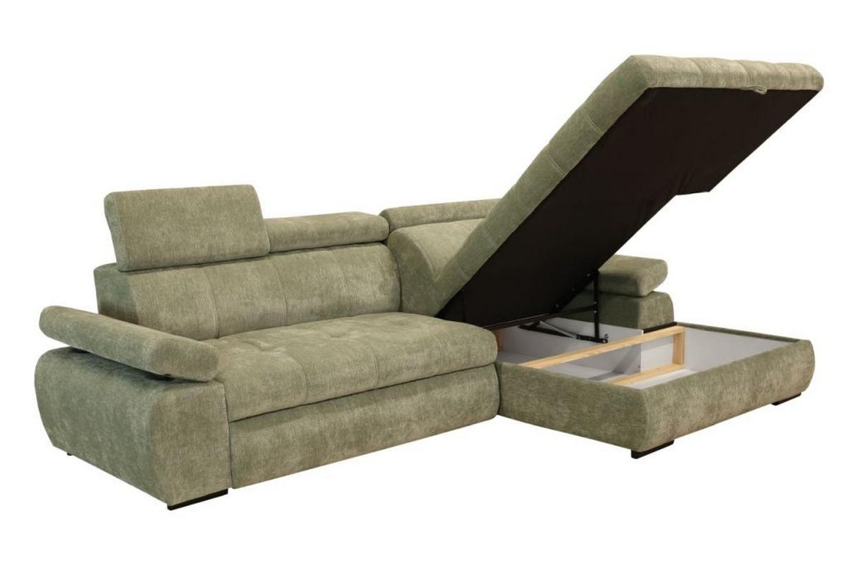 Coltar VEGAS - Design, lemn/textil (294/173cm)