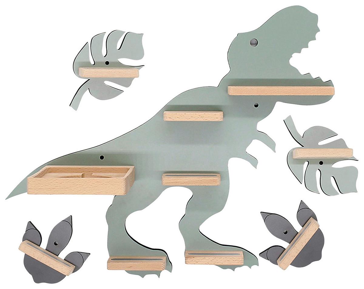 Otroška Polica Boarti, Zelena - zelena, Moderno, leseni material (52/44/19cm) - MID.YOU