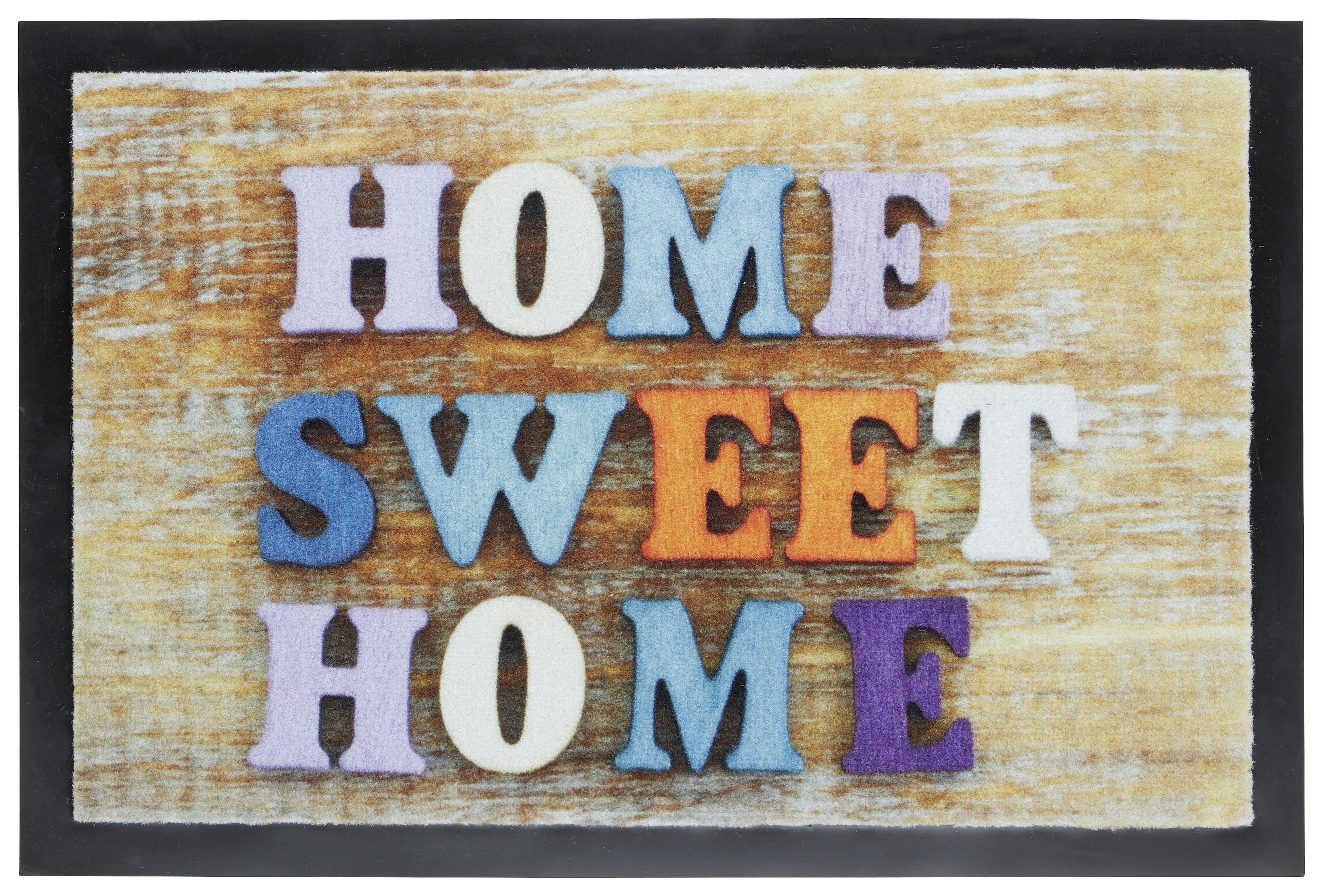 Lábtörlő Home Sweet Home 1 40/60 - Színes, modern, Textil (40/60cm) - Modern Living