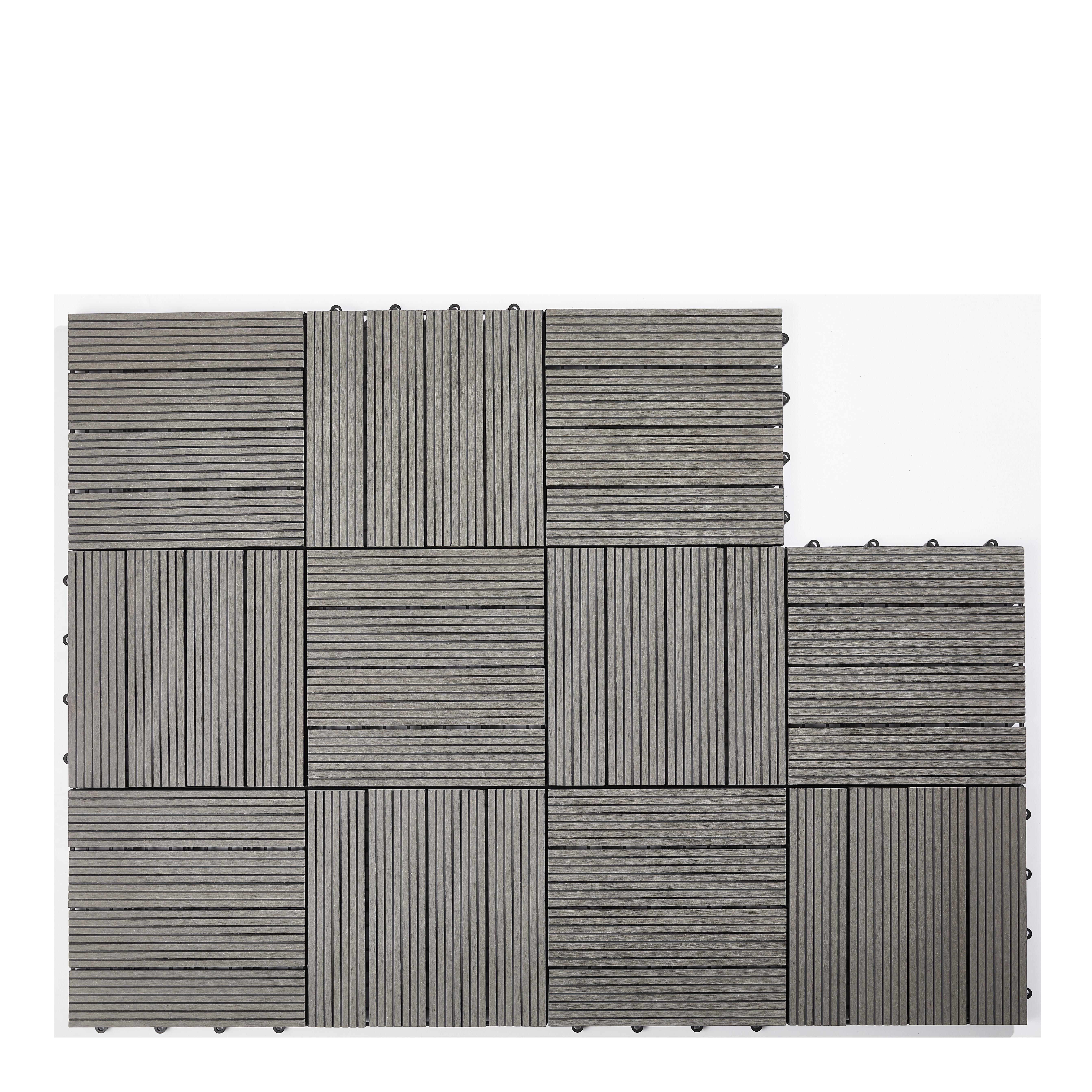 PŁYTKA TARASOWA WPC-FLIESE SOLID - Basics (30/30/2,4cm) - Ambia Garden