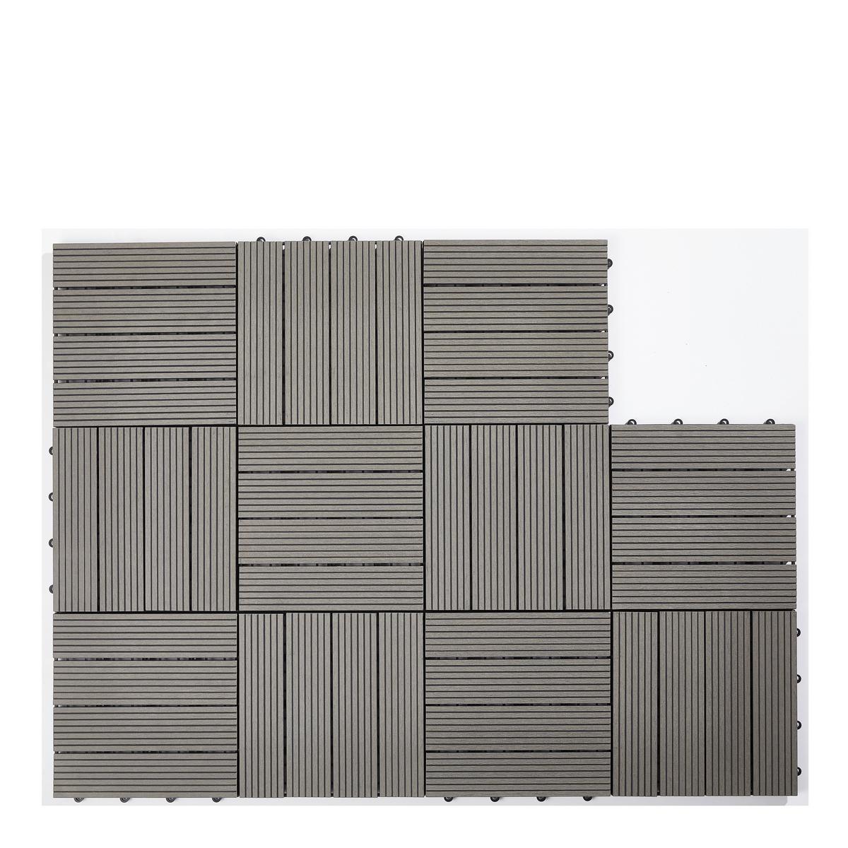 PŁYTKA TARASOWA WPC-FLIESE SOLID - Basics (30/30/2,4cm) - Ambia Garden