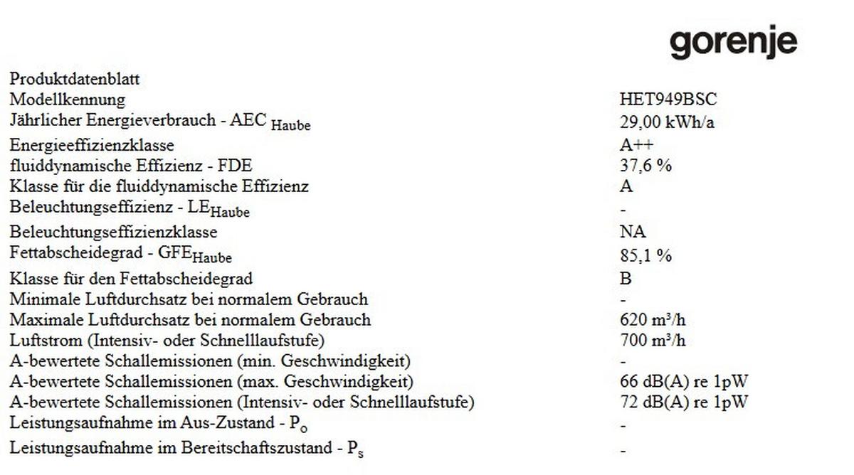 Kochfeld-Dunstabzug-Kombi HET949BSC - Schwarz, MODERN, Glas/Metall (83/23/52cm) - Gorenje