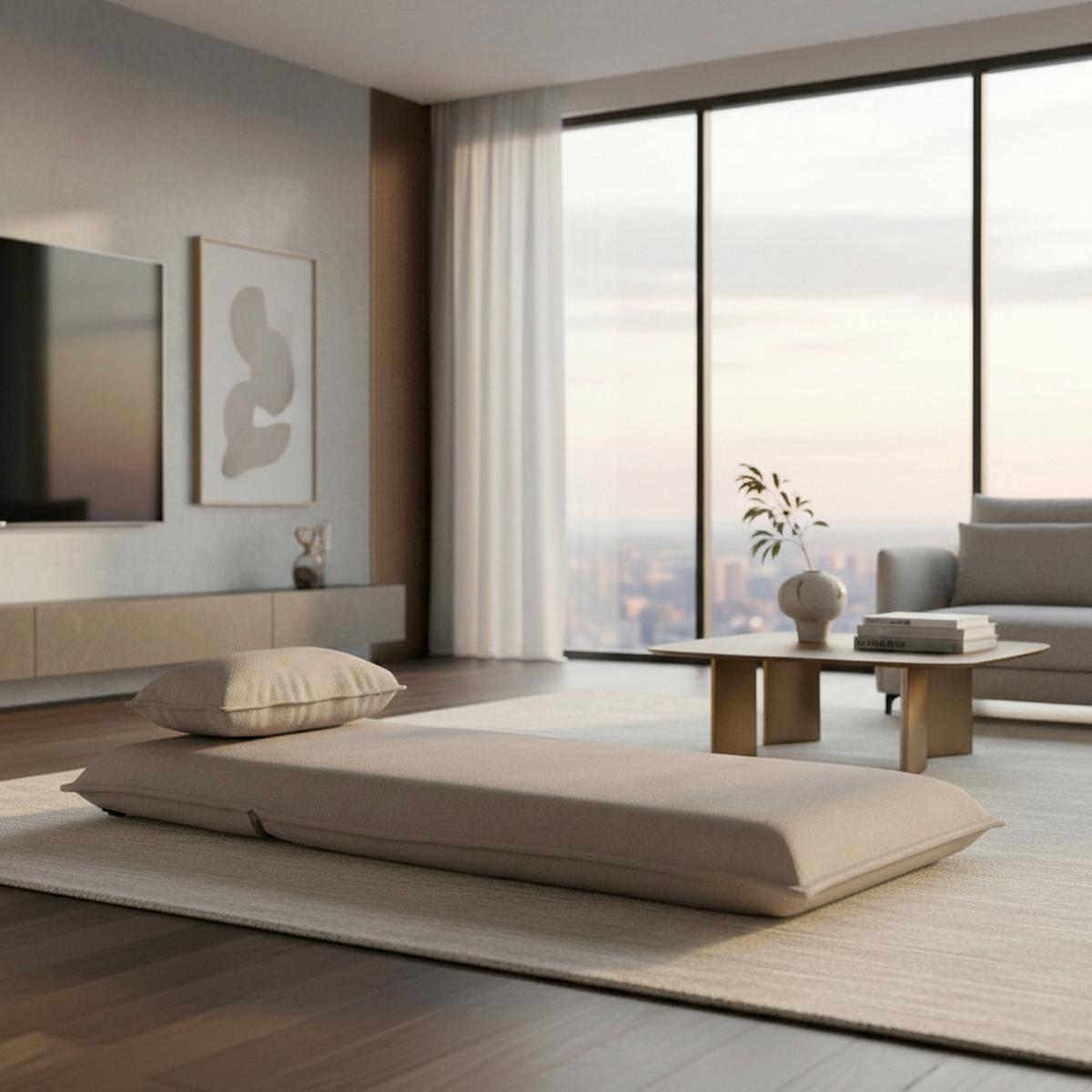 Schlafsessel Macy Beige Bouclé - Beige, MODERN, Textil/Metall (83/70/84cm) - Bessagi Home