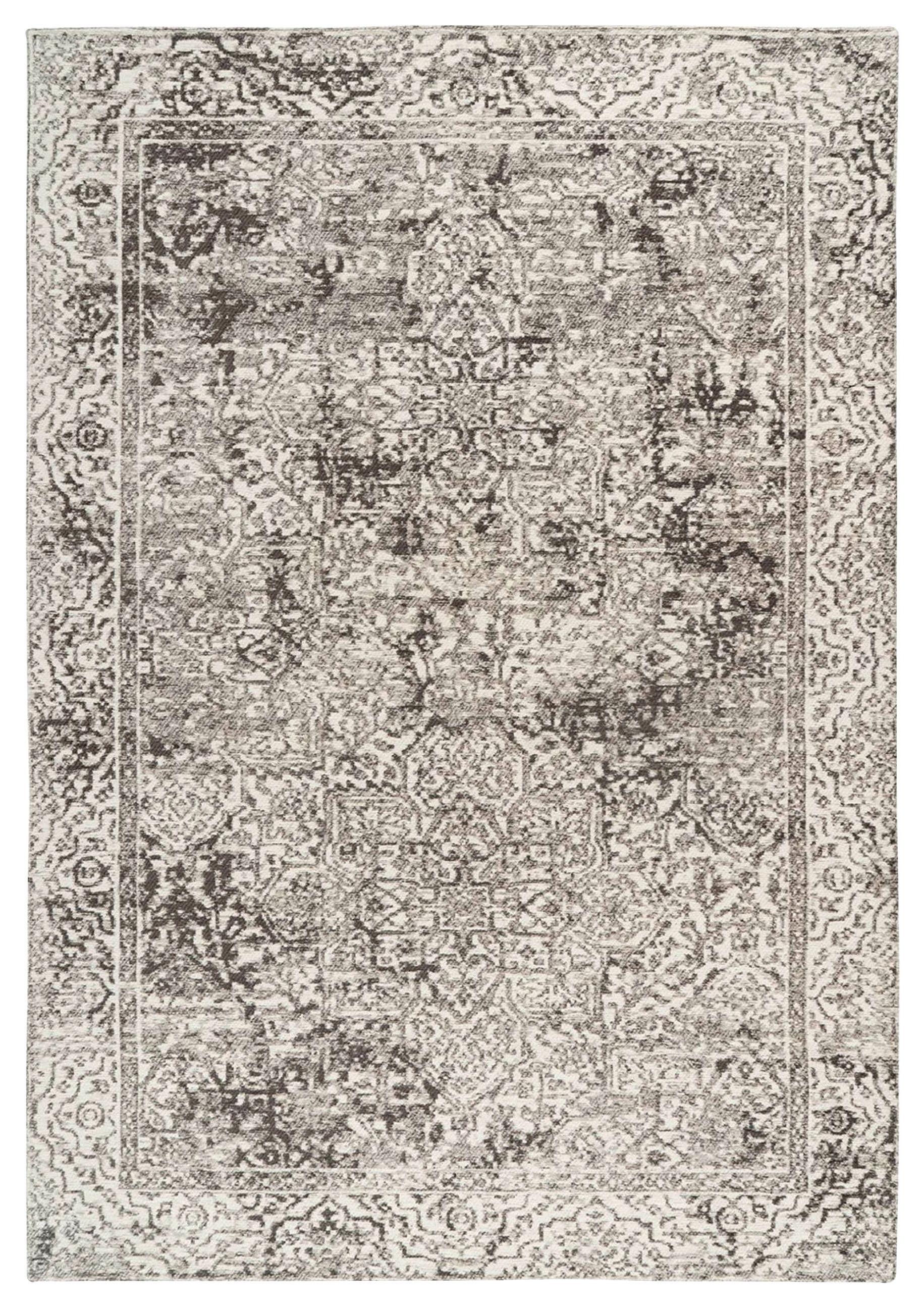 Flachwebeteppich Davio 200 - Grau, Konventionell, Textil (80/150cm) - Kayoom