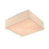 TAKLAMPA STOFFI - vit, Modern, textil/plast (40/40/15cm) - Modern Living