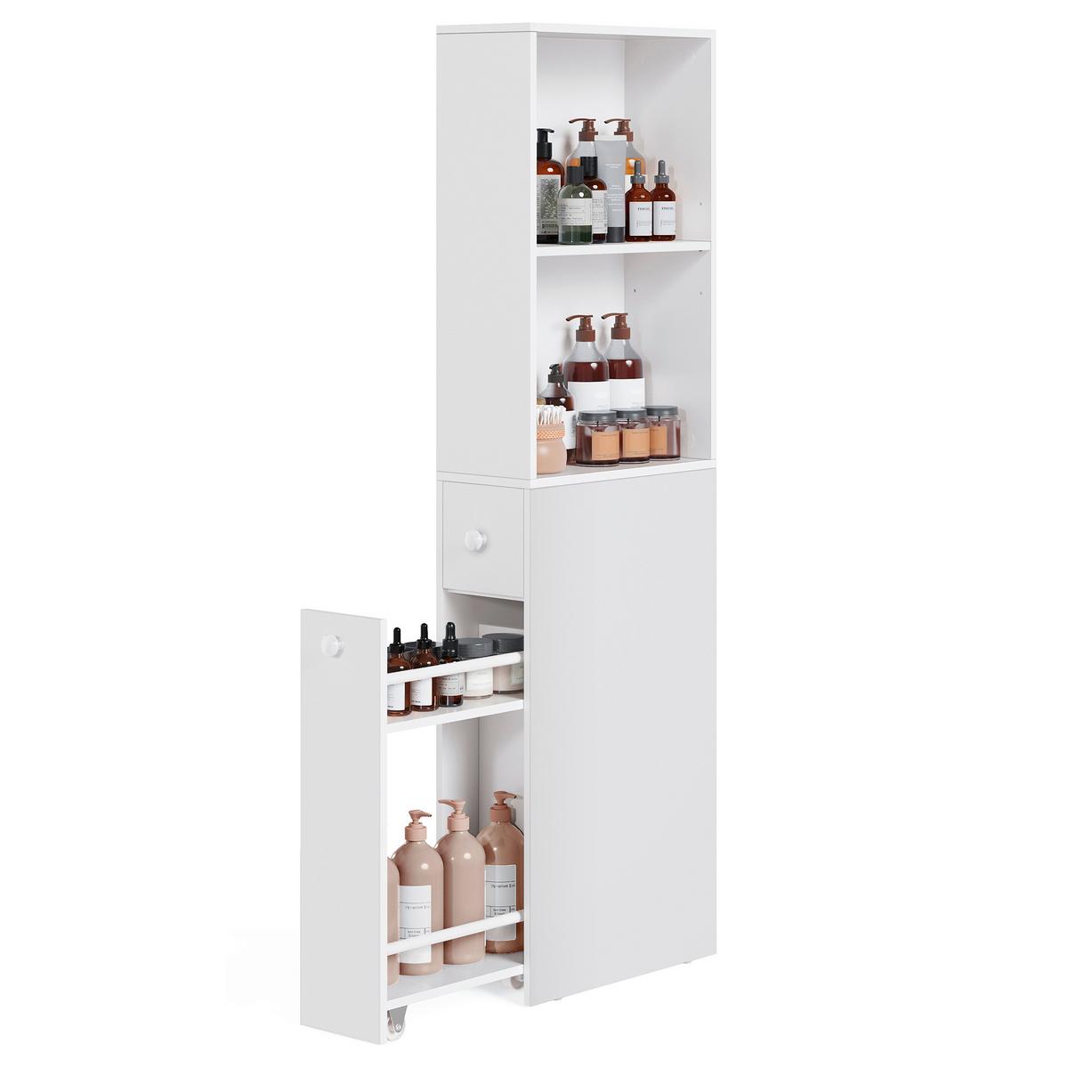 MIDISCHRANK BBK567T14 - Weiß, Trend, Holzwerkstoff (40/134.4/18cm) - MID.YOU