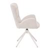 STOL MED ARMSTÖD STELLA - beige, Design, metall/textil (58/91/65cm) - Mömax