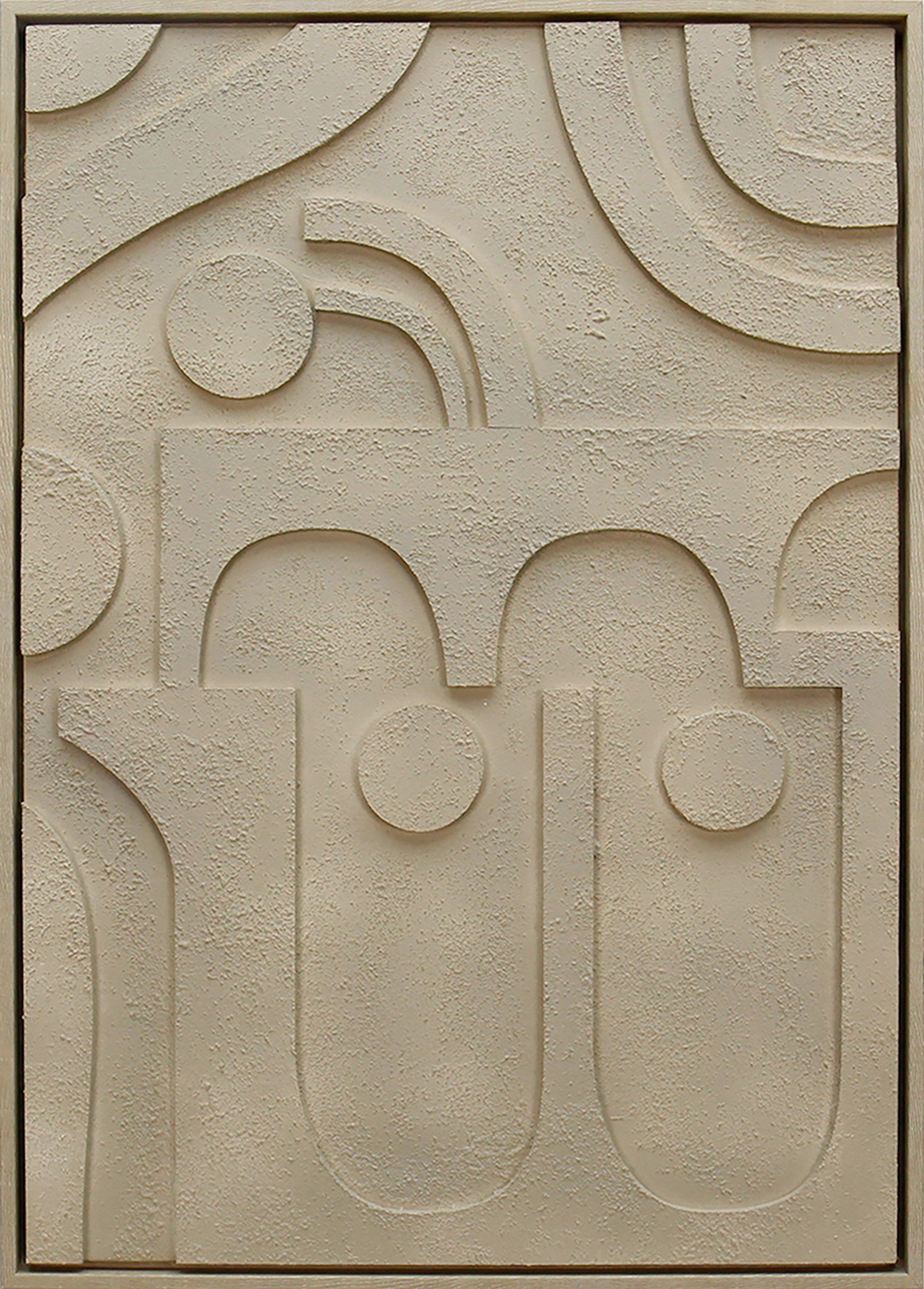 Keilrahmenbild Mike in Hellbraun ca. 50x70x3cm - Hellbraun/Naturfarben, MODERN, Holzwerkstoff/Kunststoff (50/70/3cm) - Mömax