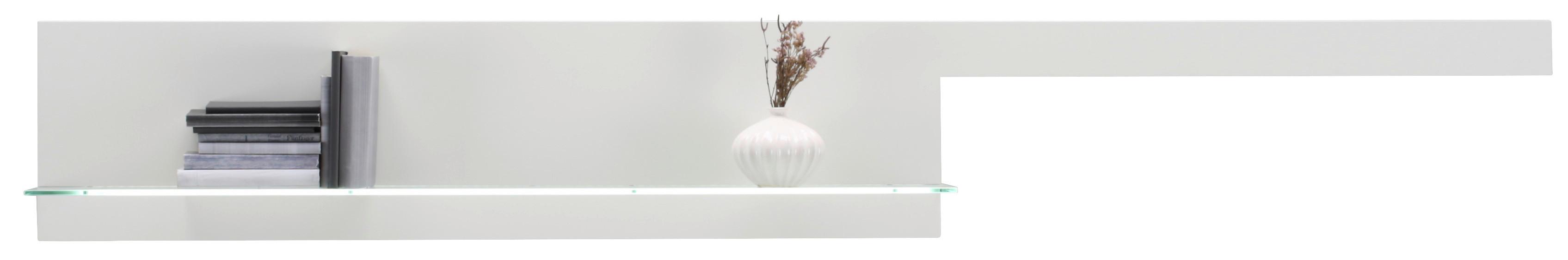 Wandboard in Weiß - Weiß, MODERN, Holzwerkstoff (246/35/20cm) - Premium Living