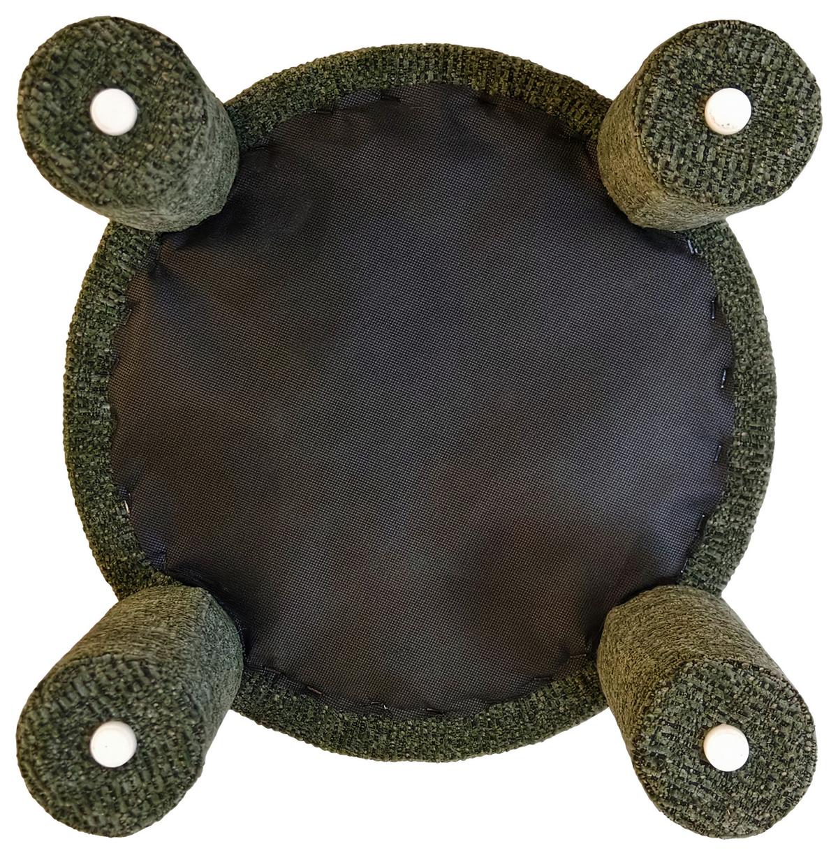 Tabure Leonie - zelena, Lifestyle, drvni materijal/tekstil (47/42cm) - Mömax