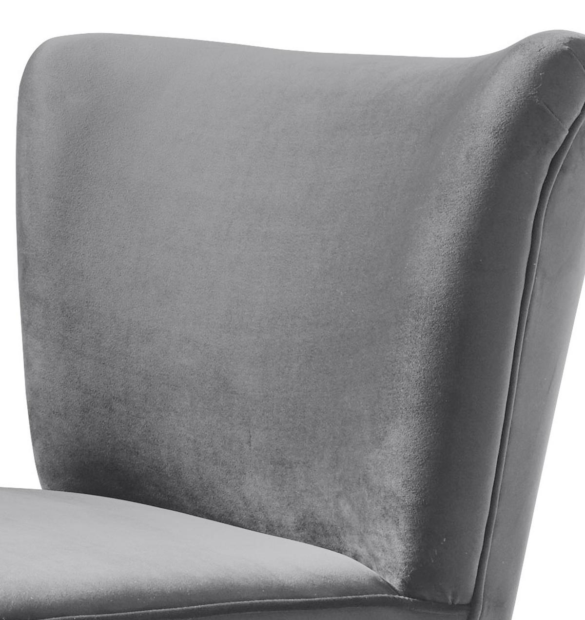 FOTEL LORD -PV- -TREND- - czarny/szary, Trend, materiał drewnopochodny/tkanina (65/89/70cm) - MID.YOU