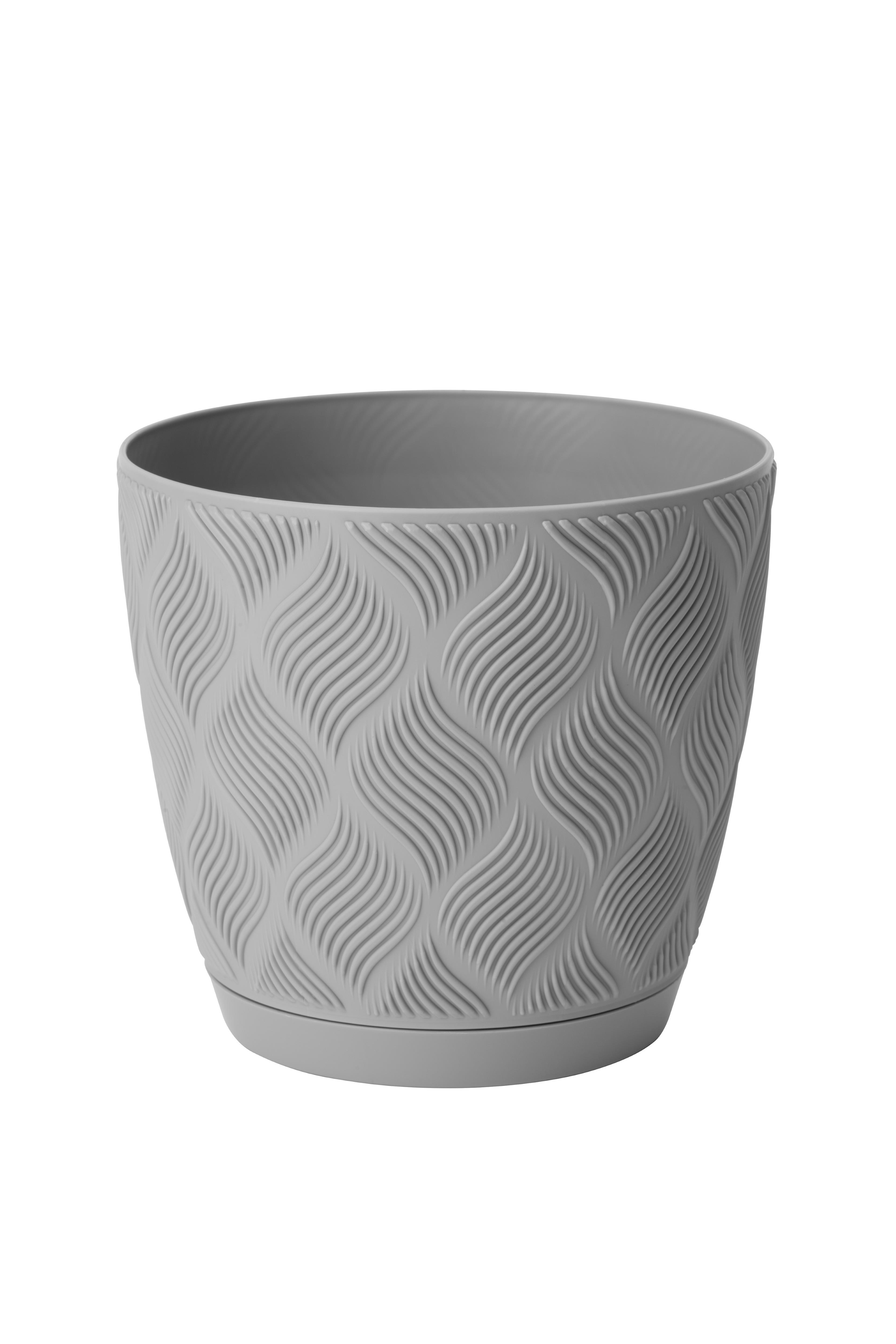 Übertopf Grow Complete 19 Grau Ø ca. 18,2cm - Grau, KONVENTIONELL, Kunststoff (18,2/17,2cm) - Mömax