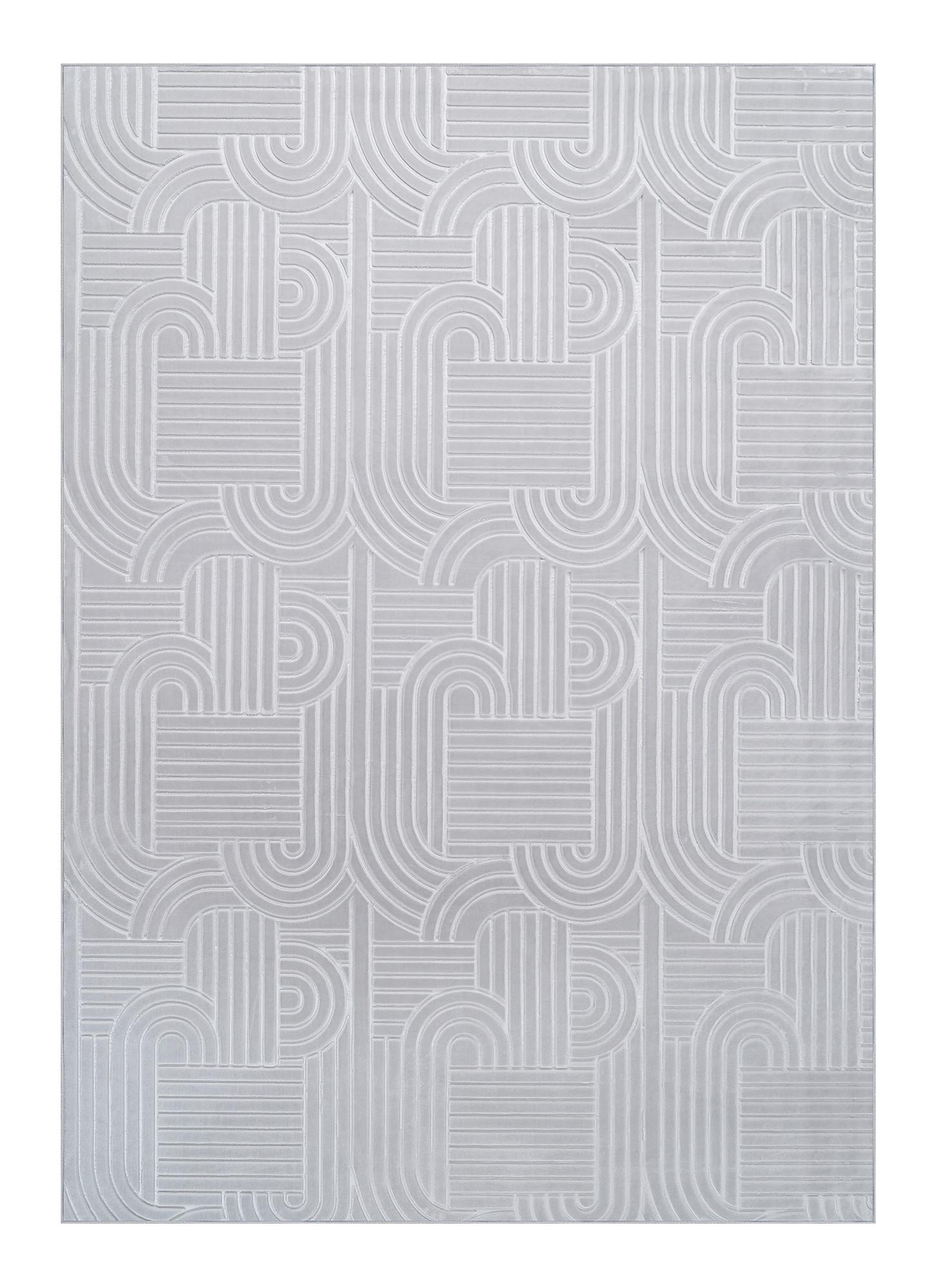 Läufer Calma 125 Silber 80 X 150 Cm - Silberfarben, Basics, Textil (80/150cm) - Kayoom