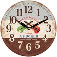 Wanduhr Jonas Bunt D: 25cm - Blau/Braun, Holzwerkstoff (25cm) - Mömax modern living Wanduhr Jonas Bunt D: 25cm - Blau/Braun, Holzwerkstoff (25cm) - Mömax modern living