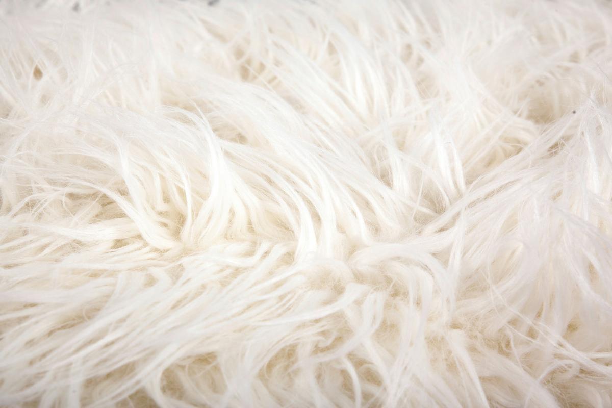 Hocker Laika 100 - Weiss/Transparent, Design, Kunststoff/Textil (41/46/41cm) - Kayoom