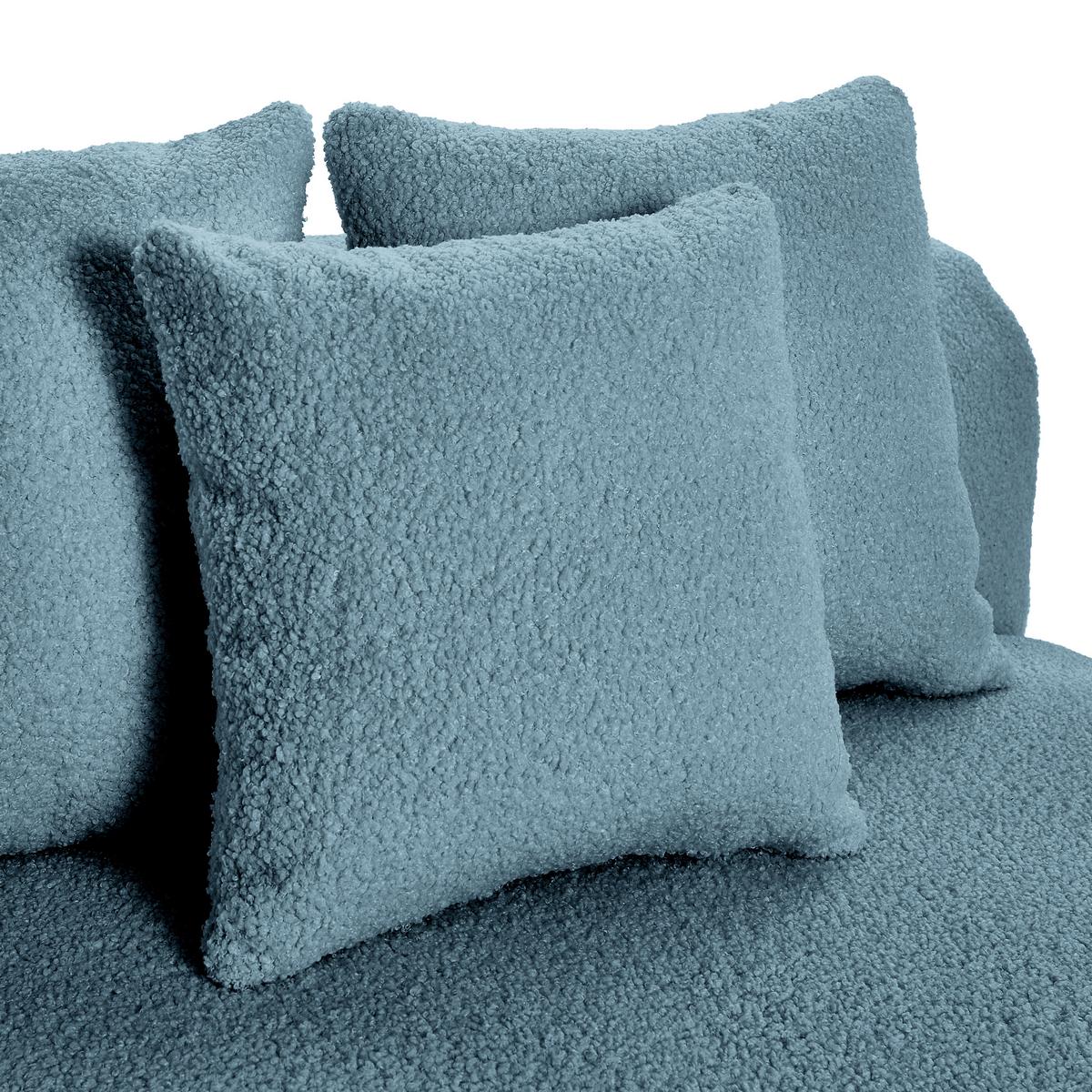 Modul Sofaelement Bloom Ecke Blau - Blau, Trend, Textil (115/70/115cm) - Livetastic