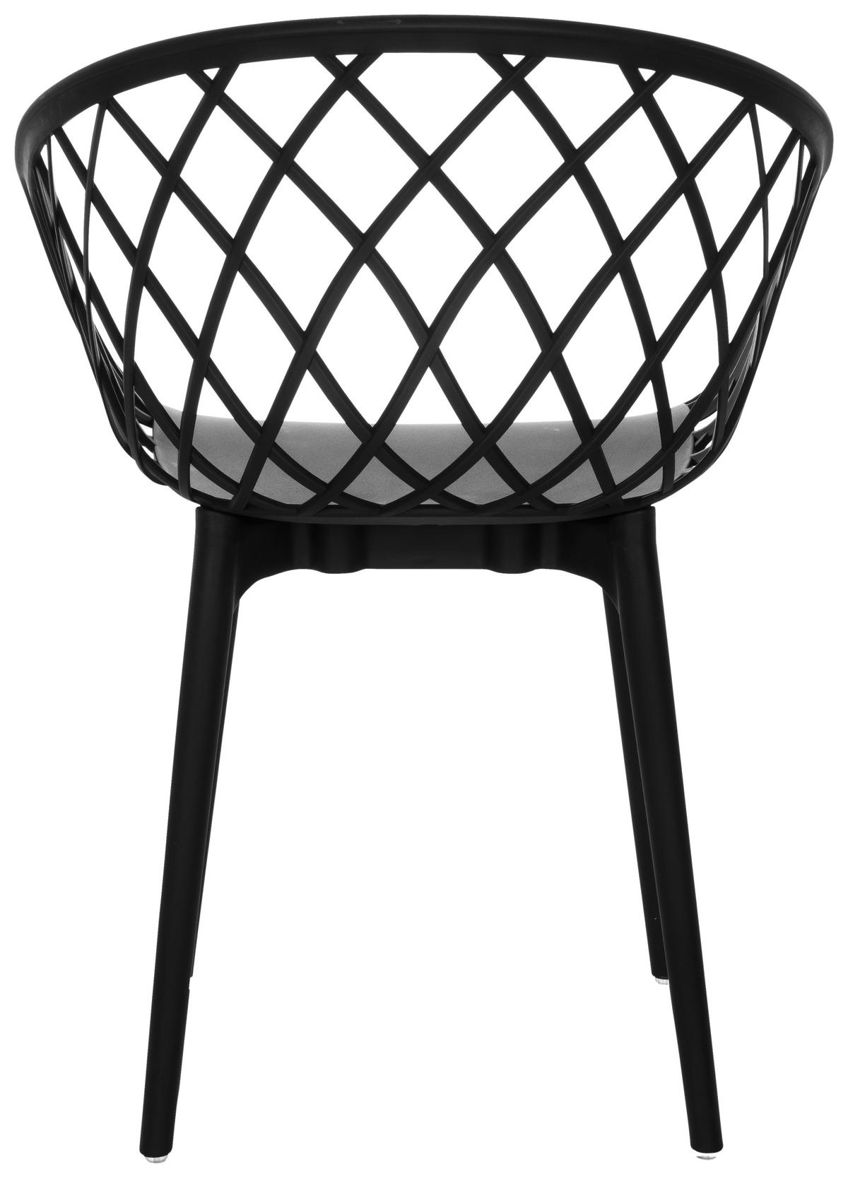 Konferenčni Stol Begio B, Črna - črna, Basics, umetna masa (57/76/53cm) - MID.YOU