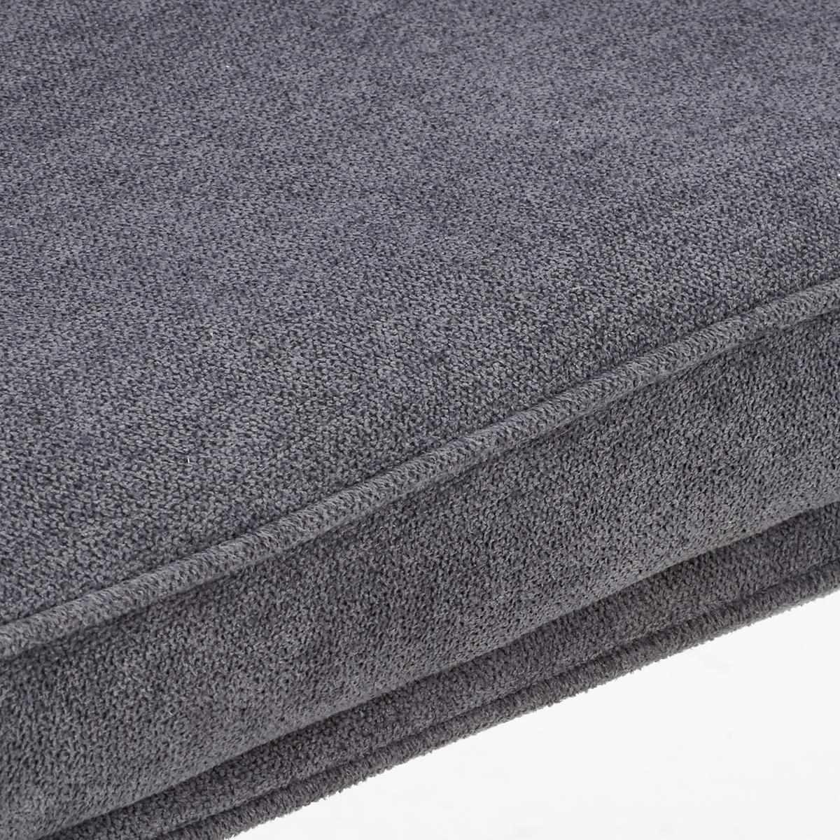 ZESTAW KRZESEŁ Z PODŁOKIETNIK. ERNA - czarny/szary, Konventionell, metal/tkanina (59/88,5/60,5cm) - Livetastic