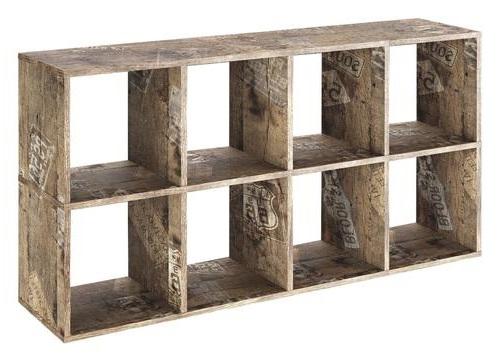 Regal "Pisa" , eiche - Eichefarben, Basics, Holzwerkstoff (56/110/33cm) - MID.YOU