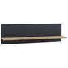 Stenski Regal Usilo, Antracit, Barva Hrasta - medeni hrast/antracit, Design, leseni material (102/30/20cm) - MID.YOU