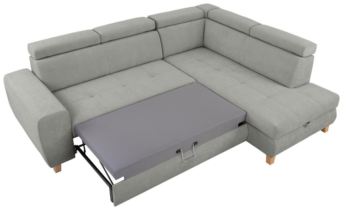 Coltar LUGO - gri, Modern, plastic/lemn (266/98/205cm) - Mömax