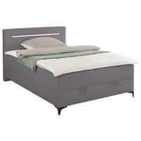Pat Tip Boxspring Jerry - antracit, Konventionell, textil (140/200cm) - Mömax