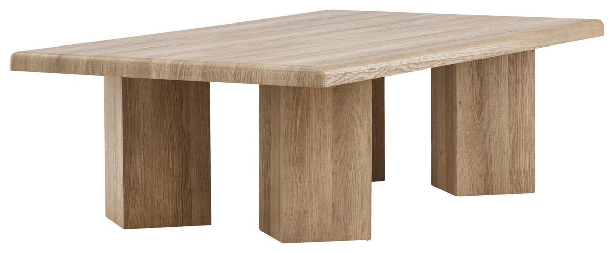 COUCHTISCH LILLEHAMMER - Hellbraun, Design, Holz (140/80/40cm) - Livetastic