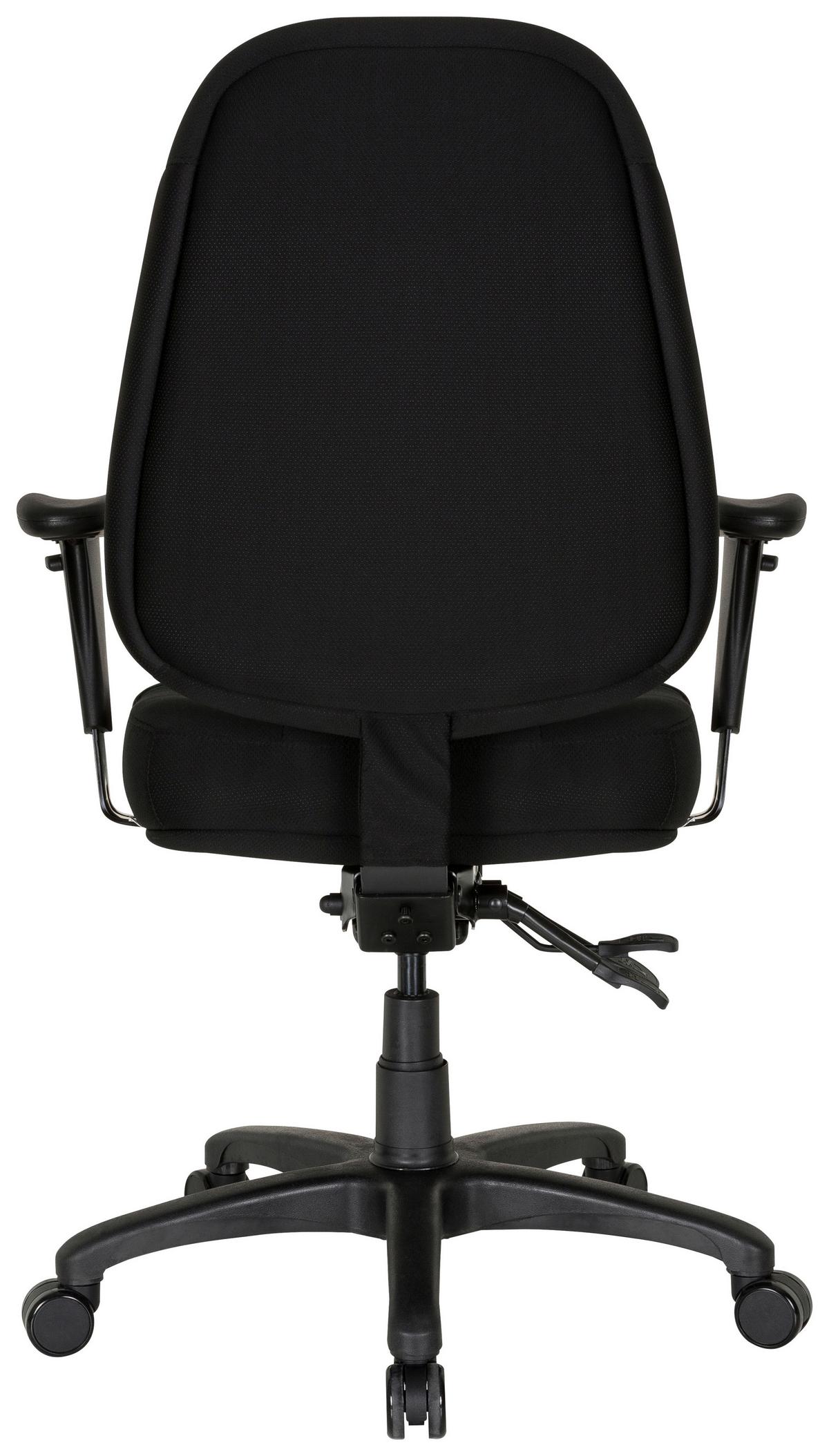 Pisarniški Stol Zenit Xxl, Črna - črna, Basics, umetna masa/tekstil (76/119/69cm) - MID.YOU