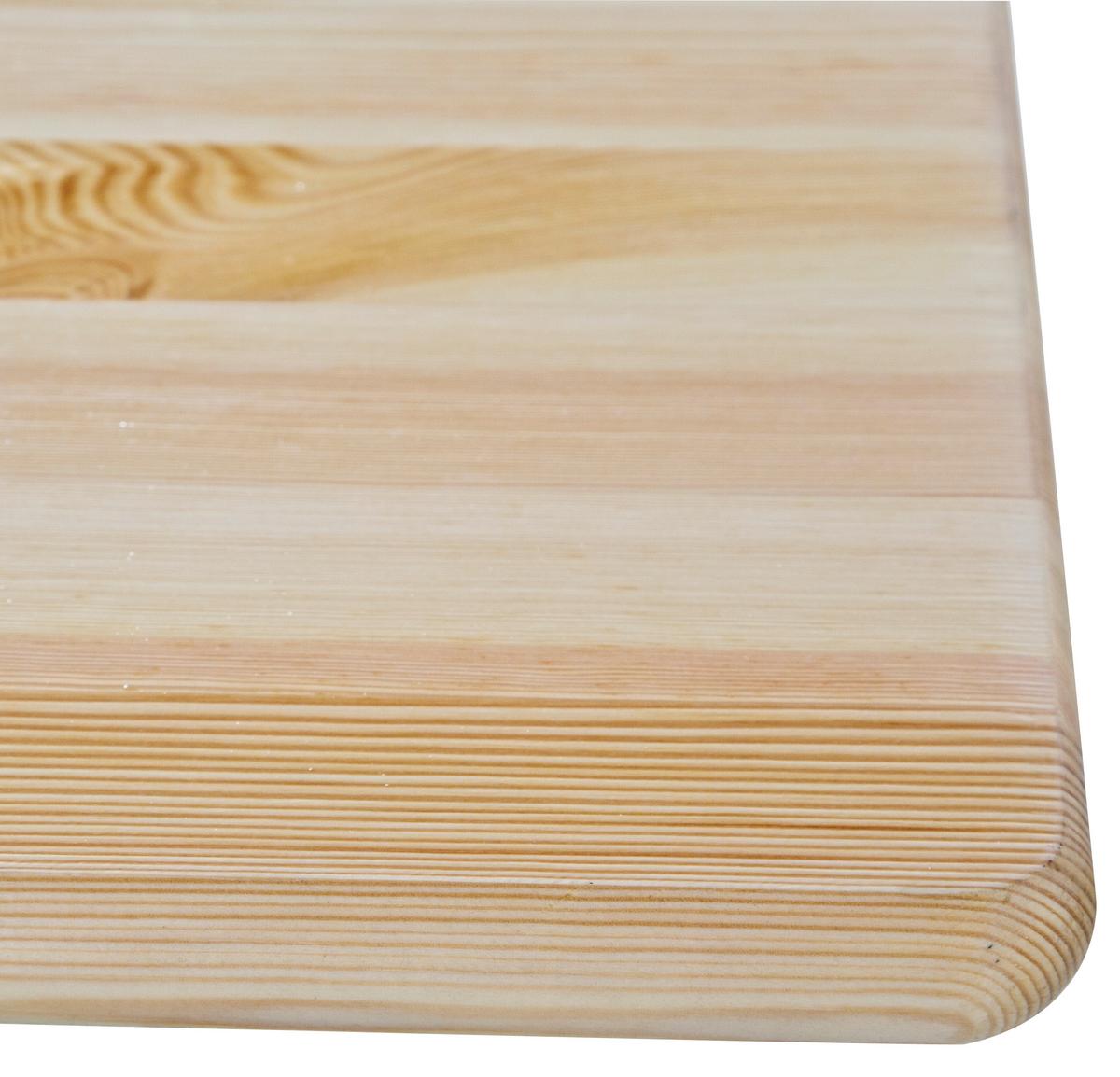 Stehtisch Echtholz/Grau - Naturfarben/Grau, MODERN, Holz/Metall (80/120/118cm) - Gardenson