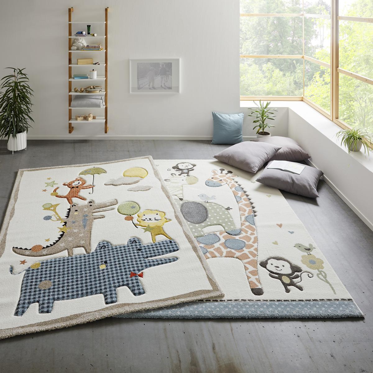 Covor pentru copii Moritz - crem, textil (120/170cm) - Mömax