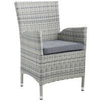 FOTEL OGRODOWY PORTLAND ICE - beżowy/jasnoszary, Konventionell, tworzywo sztuczne/metal (57/90/60cm) - Mömax