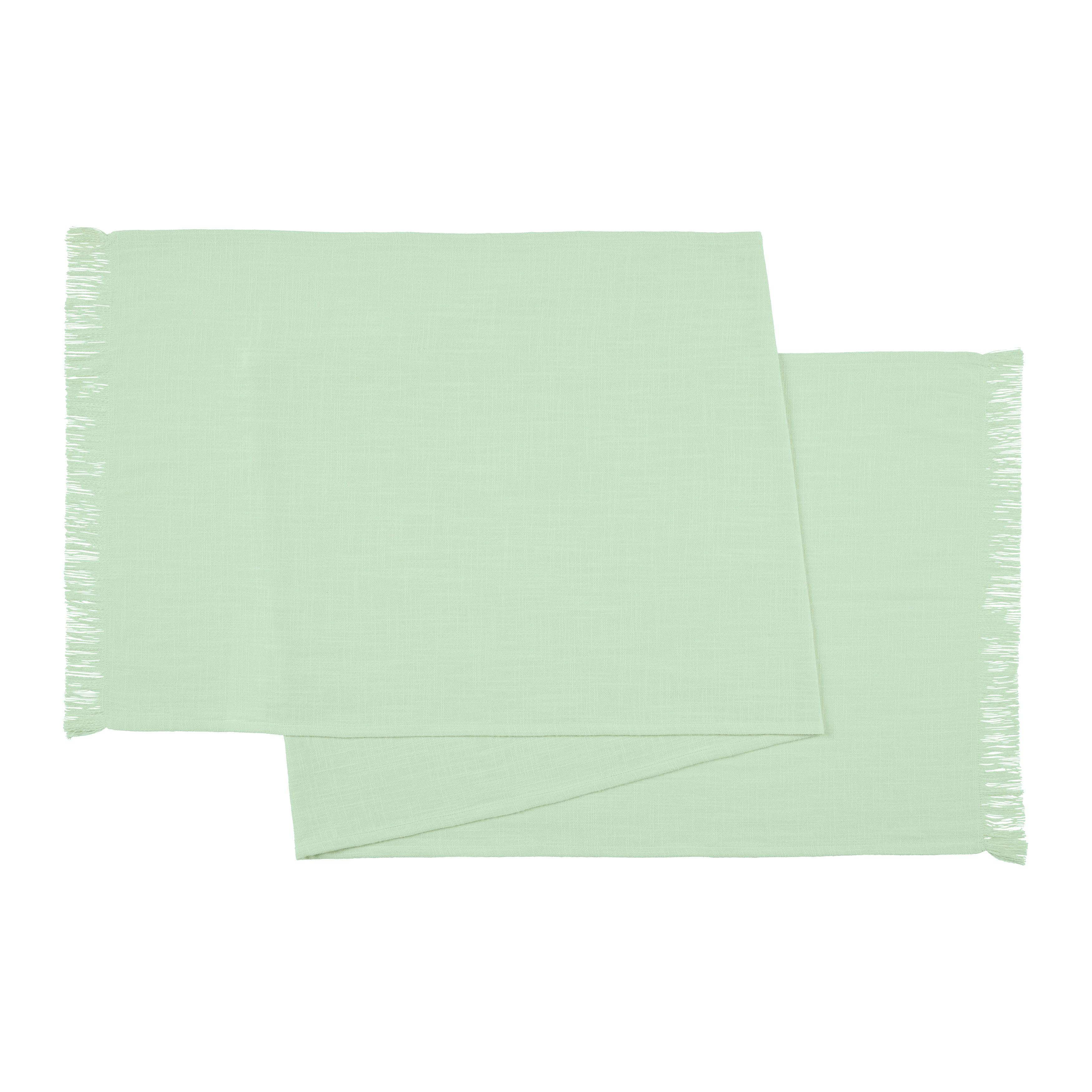 Tischläufer Candy Mintgrün ca. 45x170cm - Mintgrün, KONVENTIONELL, Textil (45/170cm) - Mömax