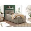 Boxspringbett Tacoma 3 inkl. Topper ca. 120x200 cm Sandf. - Sandfarben, KONVENTIONELL, Kunststoff/Textil (120/200cm) - MID.YOU