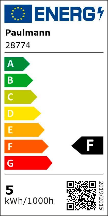 LED-Leuchtmittel 28774 in Multicolor max. 5 Watt - Multicolor, Basics, Glas (12,5/16,5cm) - Paulmann
