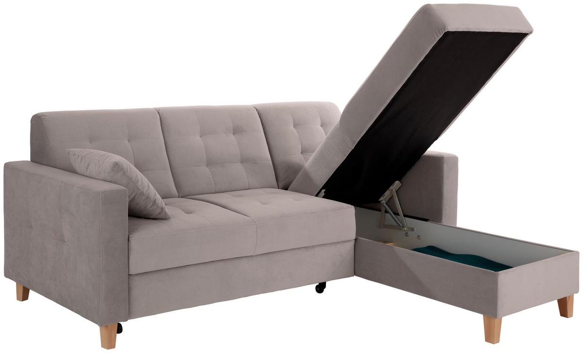Canapea modulară BERGEN - bej, Design, textil (231/160cm) - Zandiara