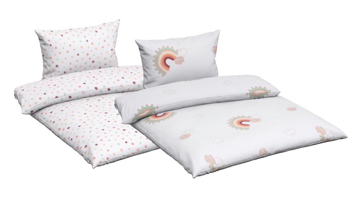 POŚCIEL NIEMOWLĘCA RAINBOW2 - różnokolorowy, Basics, tkanina (100/135cm) - My Baby Lou