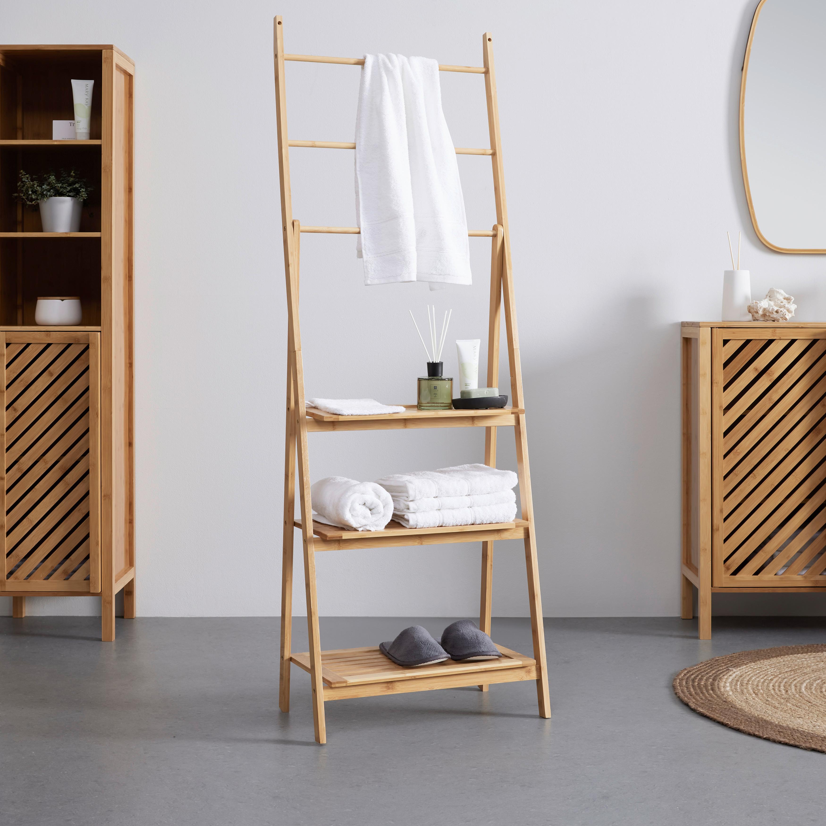 Držalo Za Brisače Bonny, Bambus - naravne barve, Moderno, naravni materiali (53/153/31cm) - Bessagi Home