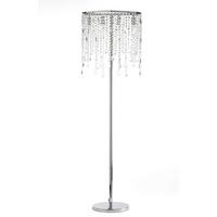 Állólámpa 4762/pt - világosszürke/krómszínű, Design, műanyag/üveg (50/30/158cm)