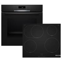 Backofenset HBD476ABM6 Schwarz - Schwarz, Glas/Metall (60cm) - Bosch