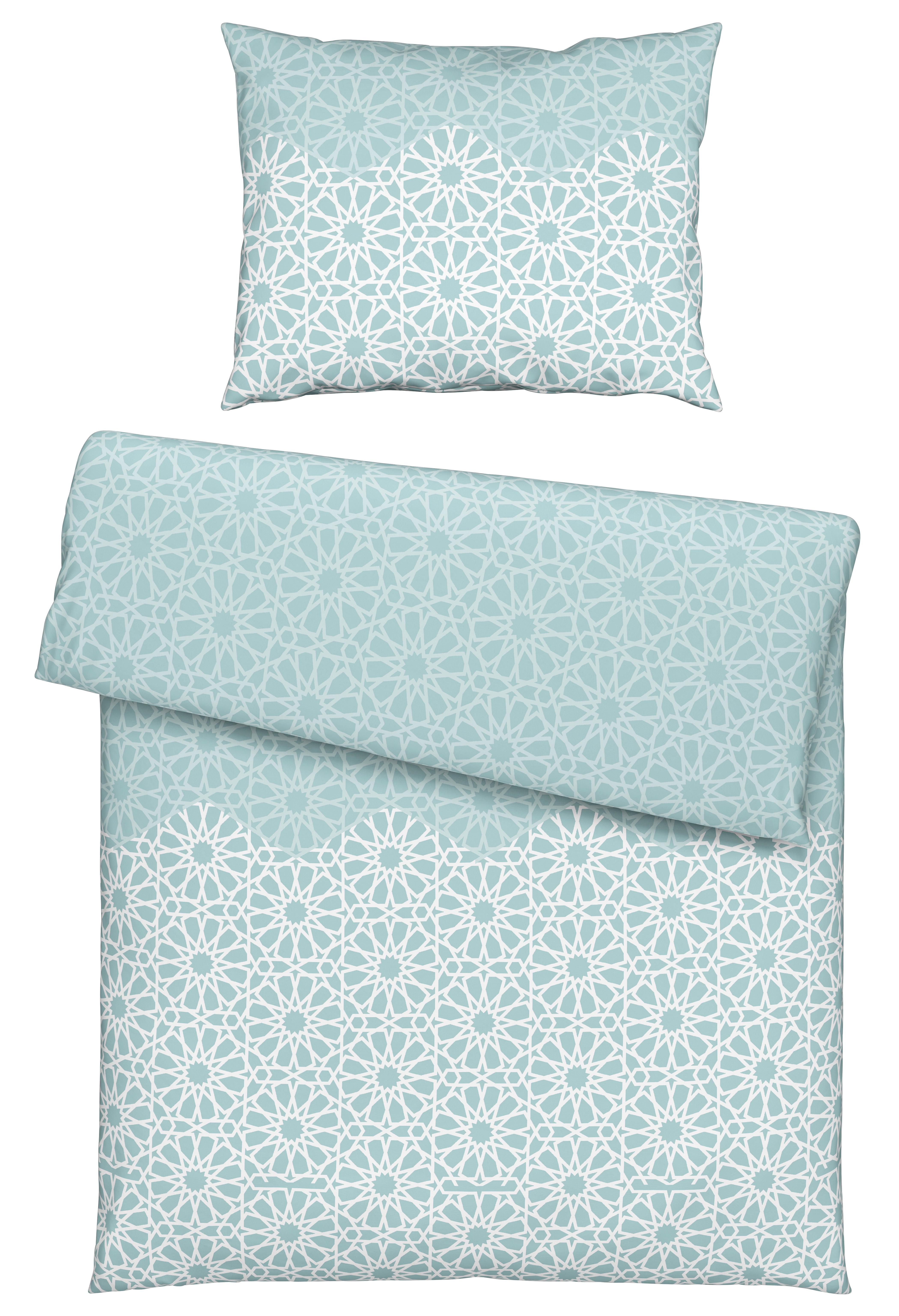 Ágyneműhuzat-garnitúra Caroline - mentazöld, Konventionell, textil (140/200cm) - Modern Living