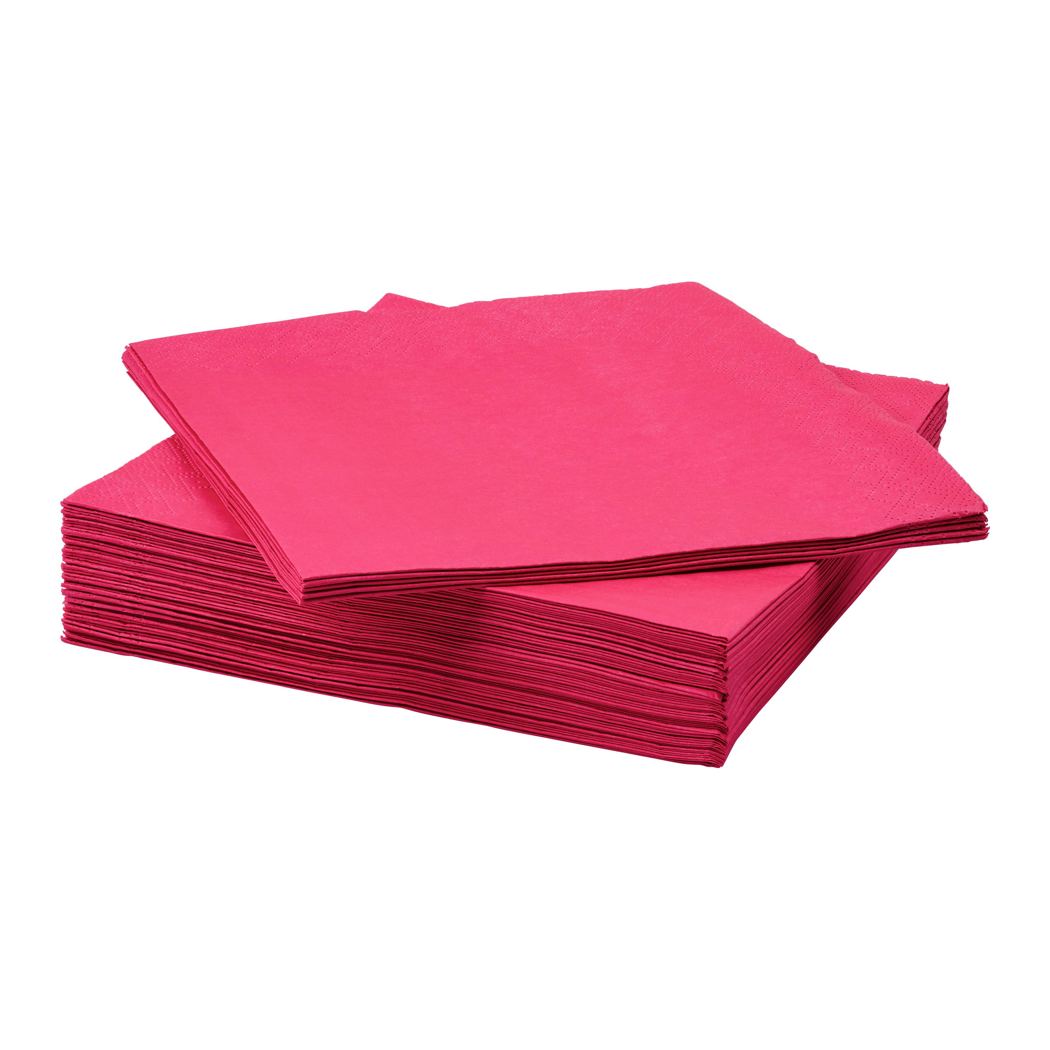 SERVETT KATHLEEN -KMA- - pink, Klassisk, papper (33/33cm) - Mömax